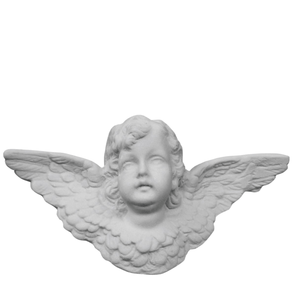 Cherub Relief Marble Statue